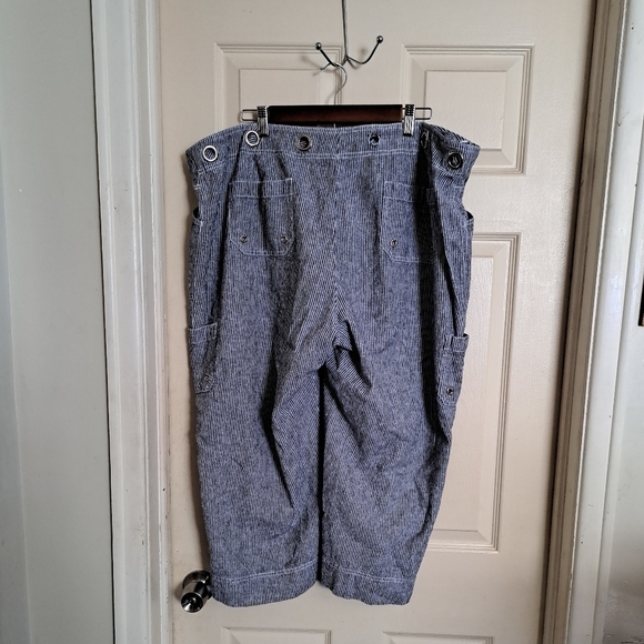 Jones of New York pin striped  Capris Size 22W A-22 - Picture 3 of 4